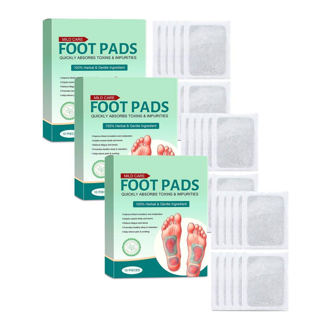 100% Herbal & Gentle Ingredient Detox Foot Pads BUY 10 GET 20 FREE (Pack of 30)