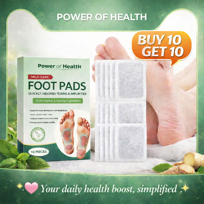 100% Herbal & Gentle Ingredient Detox Foot Pads BUY 10 GET 20 FREE (Pack of 30)